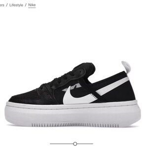 Nike Court Vision Alta TXT 'Black White'